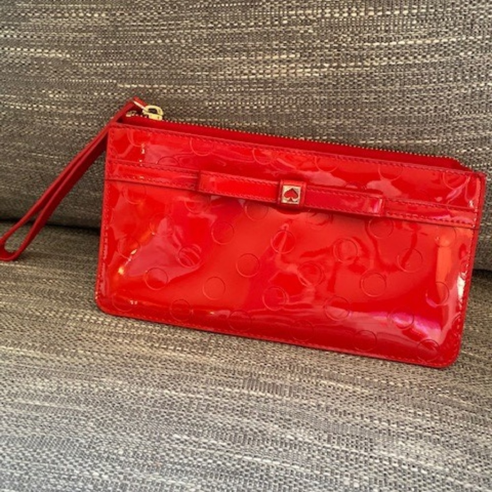 Red Kate Spade Wristlet